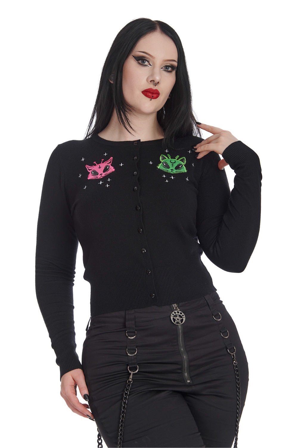 Alien Pink Space Cardigan