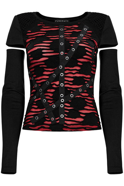 Barbie Blood Top Set [BLACK/RED]