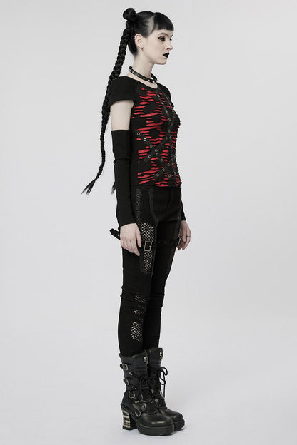 Barbie Blood Top Set [BLACK/RED]
