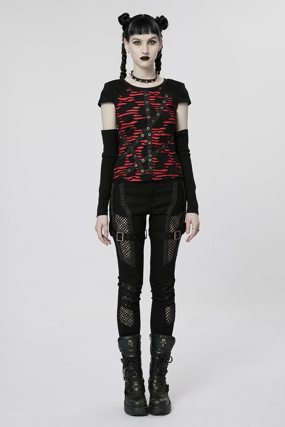 Barbie Blood Top Set [BLACK/RED]