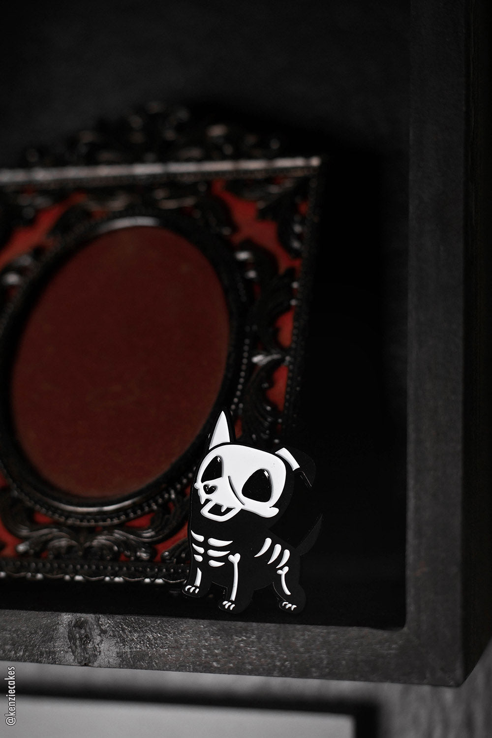 Barky Bones Enamel Pin