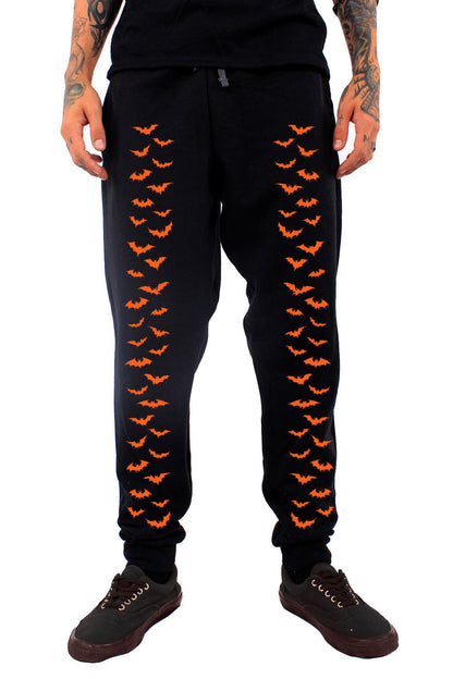 Bat Joggers [PUMPKIN ORANGE] [UNISEX]
