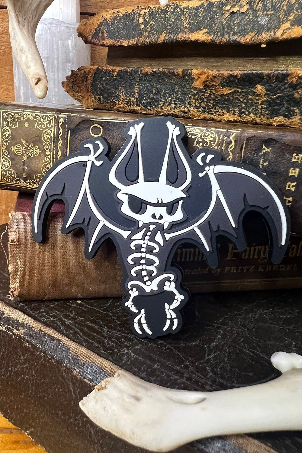 Batty Bones Rubber Magnet