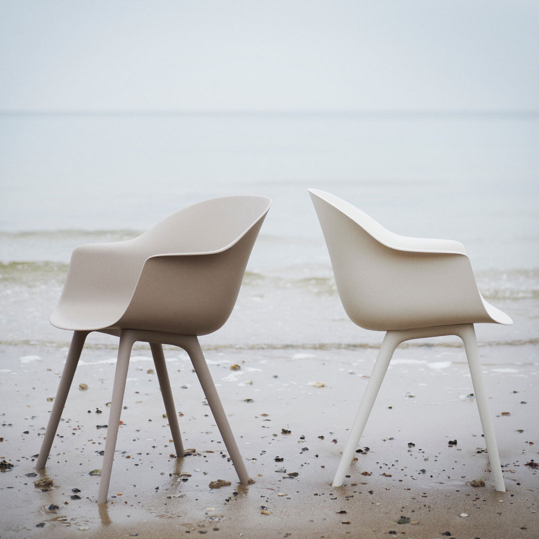 Bat Dining Chair - Plastic Base - Outdoor