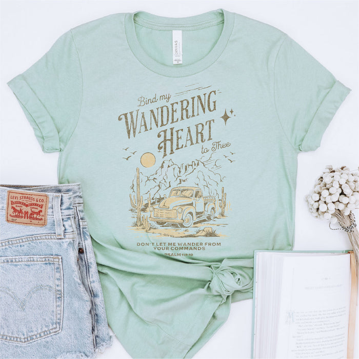 Bind My Wandering Heart Adult Tee