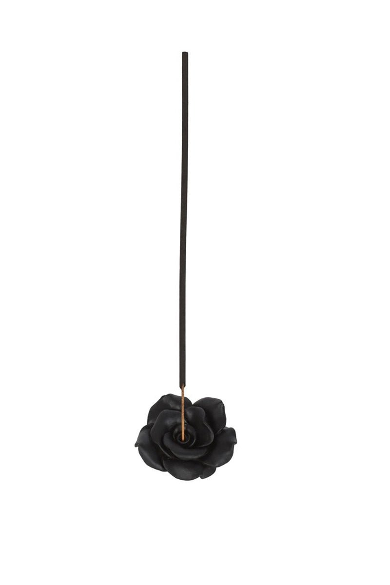 Black Rose Resin Incense Stick Holder