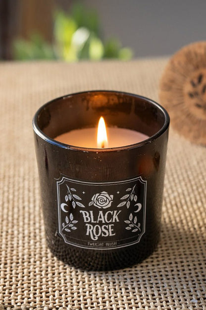 Black Rose Twilight Blush Candle