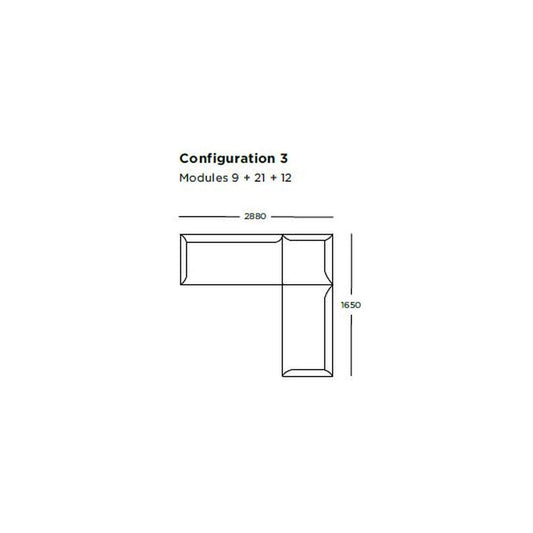 Blade Pre-configured Sofa - Setup 3