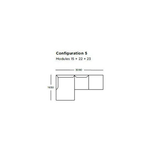Blade Pre-configured Sofa - Setup 5