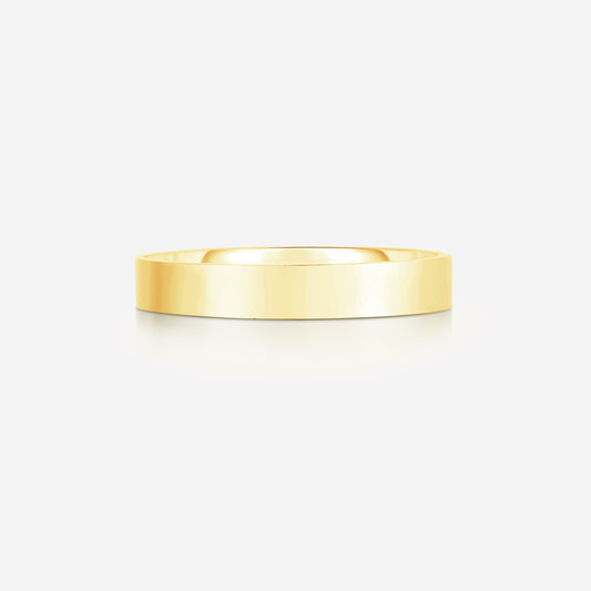 4 mm Flat Wedding Band