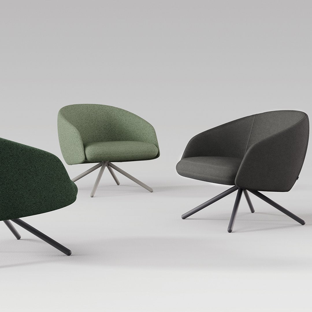 Bonny Lounge Chair - Swivel Base