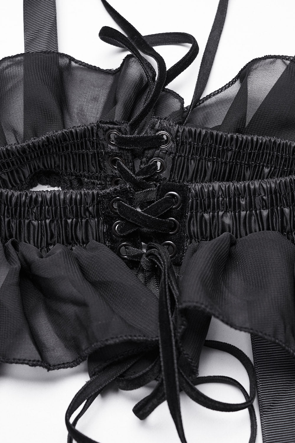 Black Bones Bustle Skirt