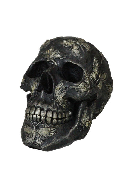 Butterfly Skull Statue