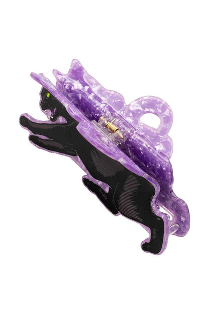 Black Cat Claw Clip