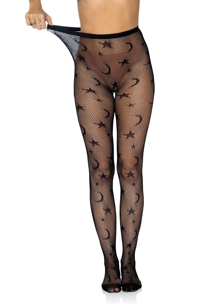 Celestial Night Fishnet Tights