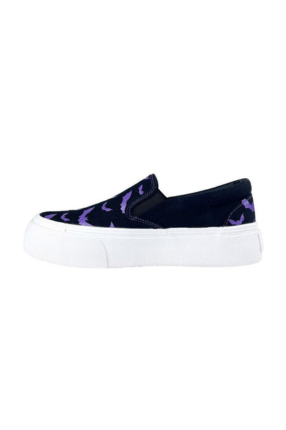 Chill Bat Platform Sneakers [BLACK/PURPLE]