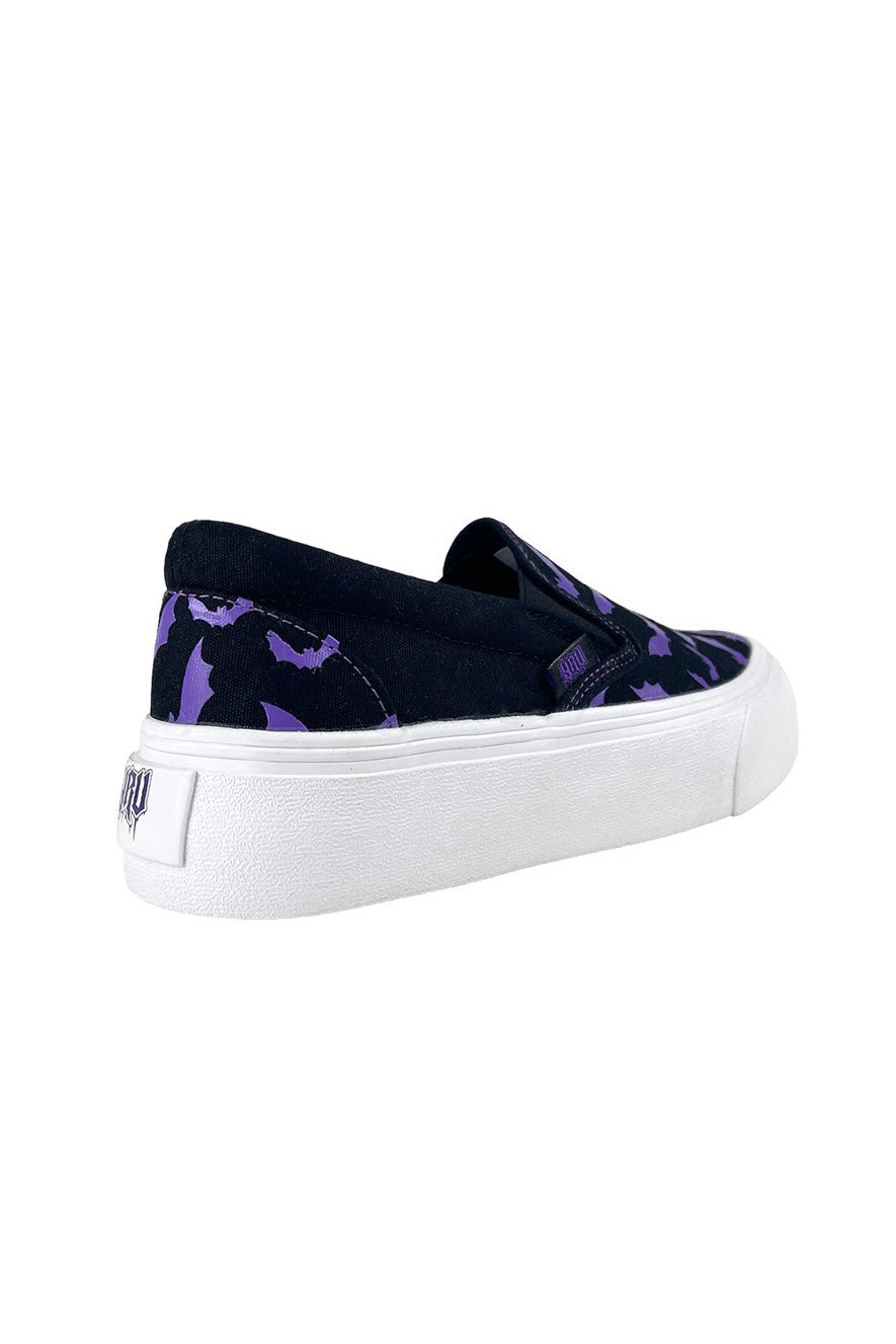Chill Bat Platform Sneakers [BLACK/PURPLE]