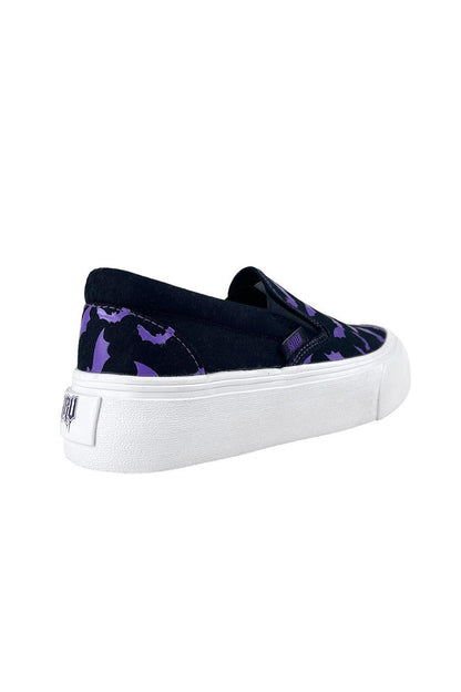 Chill Bat Platform Sneakers [BLACK/PURPLE]