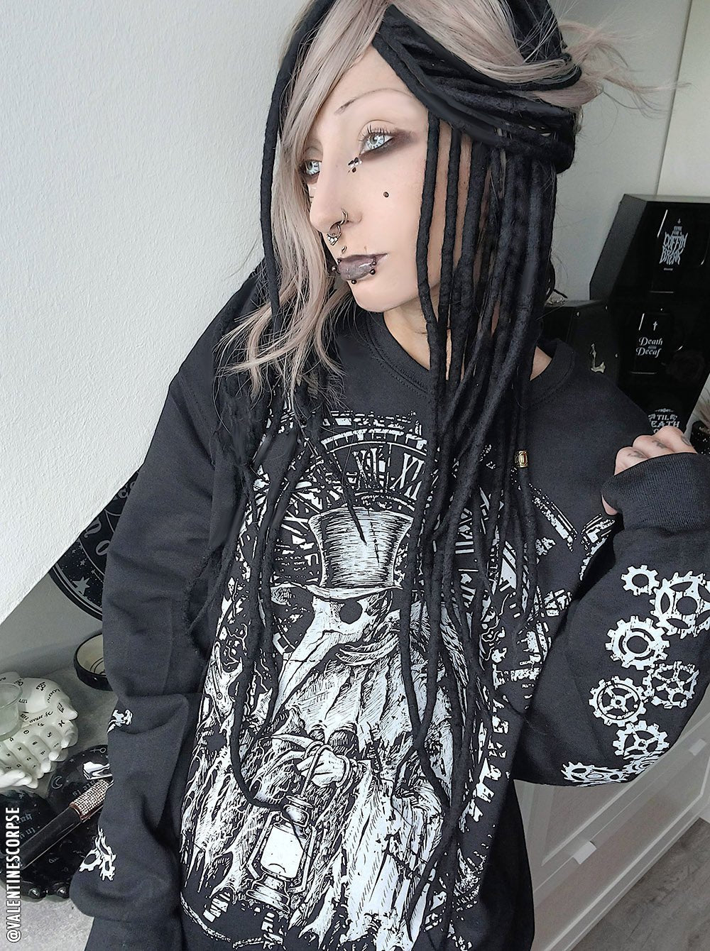 Clockwork Plague Doctor Sweatshirt