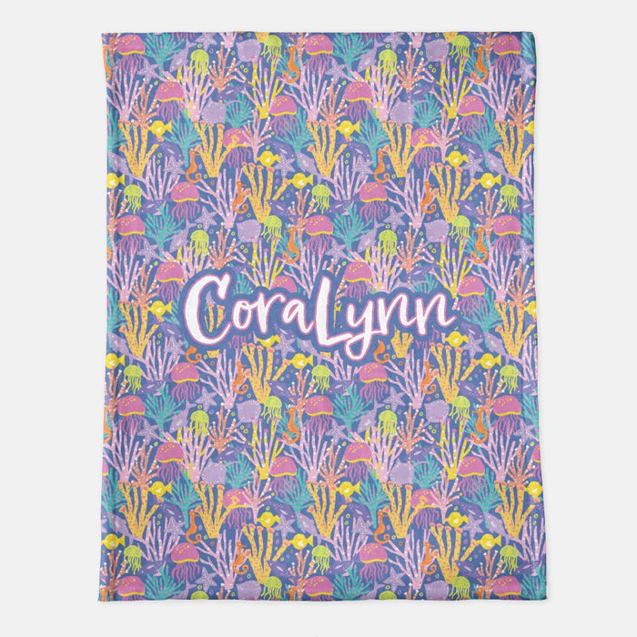 CoraLynn Personalized Minky Blanket