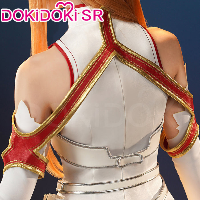 【Costume Ready For Ship】DokiDoki-SR Anime Sword Art Online Cosplay Yuuki Asuna Costume / Shoes SAO