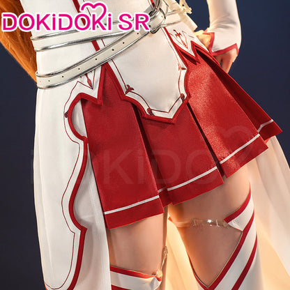 【Costume Ready For Ship】DokiDoki-SR Anime Sword Art Online Cosplay Yuuki Asuna Costume / Shoes SAO