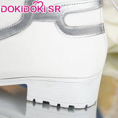 【Costume Ready For Ship】DokiDoki-SR Anime Sword Art Online Cosplay Yuuki Asuna Costume / Shoes SAO