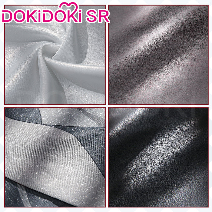 【Costume Ready For Ship】【Size S-2XL】DokiDoki-SR Game Genshin Impact Fontaine Fatui Harbinger Cosplay The Knave Arlecchino Costume / Shoes Halloween