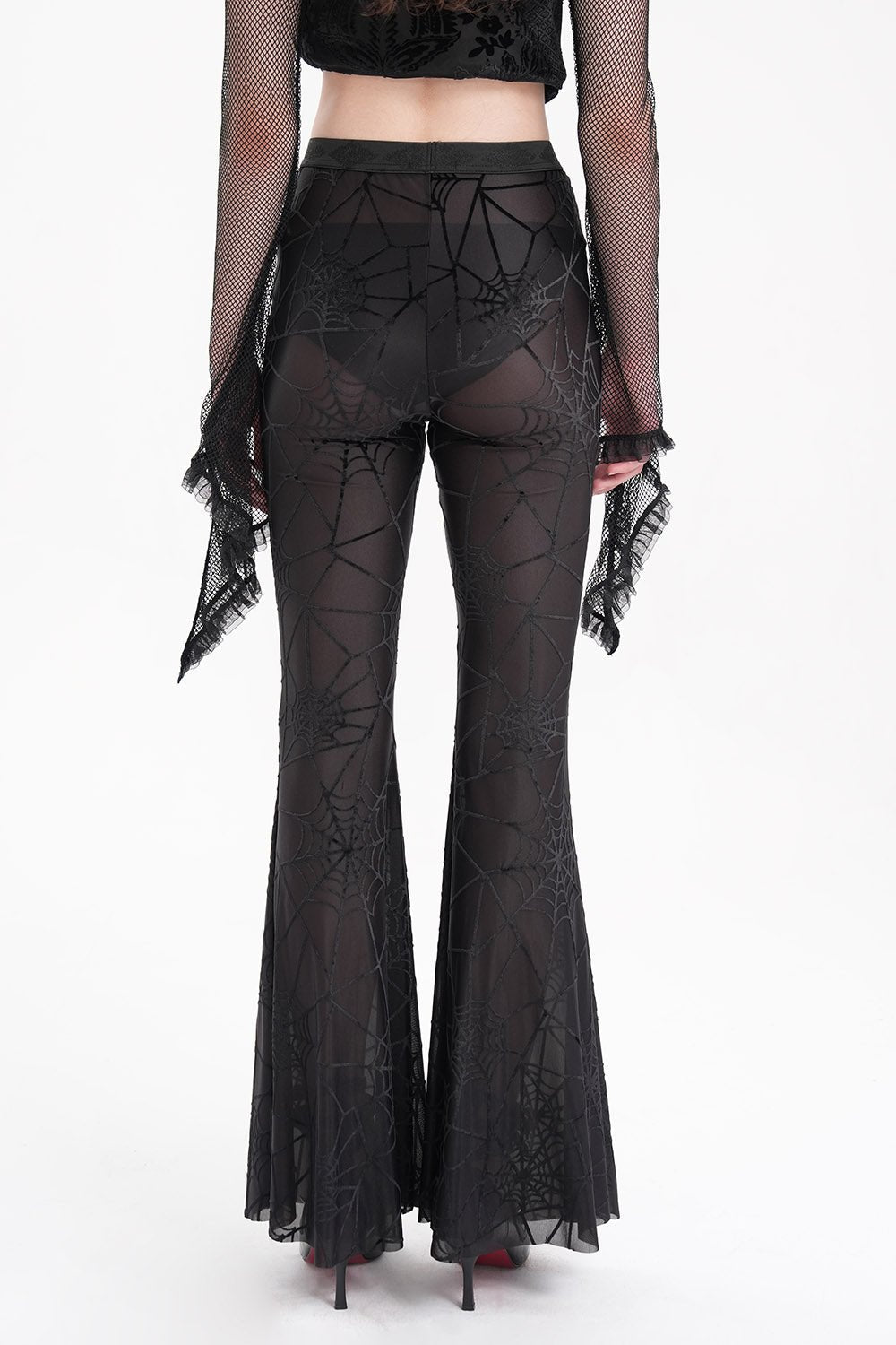 Creepy Crawly Mesh Spiderweb Flares