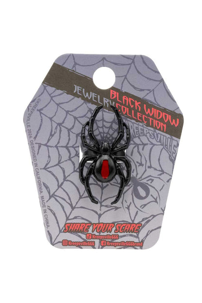 Black Widow Spider Ring