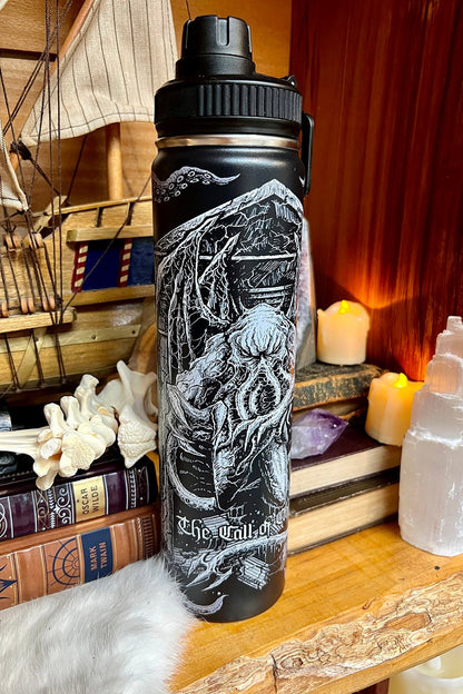 Cthulhu 24 Oz Water Bottle Tumbler