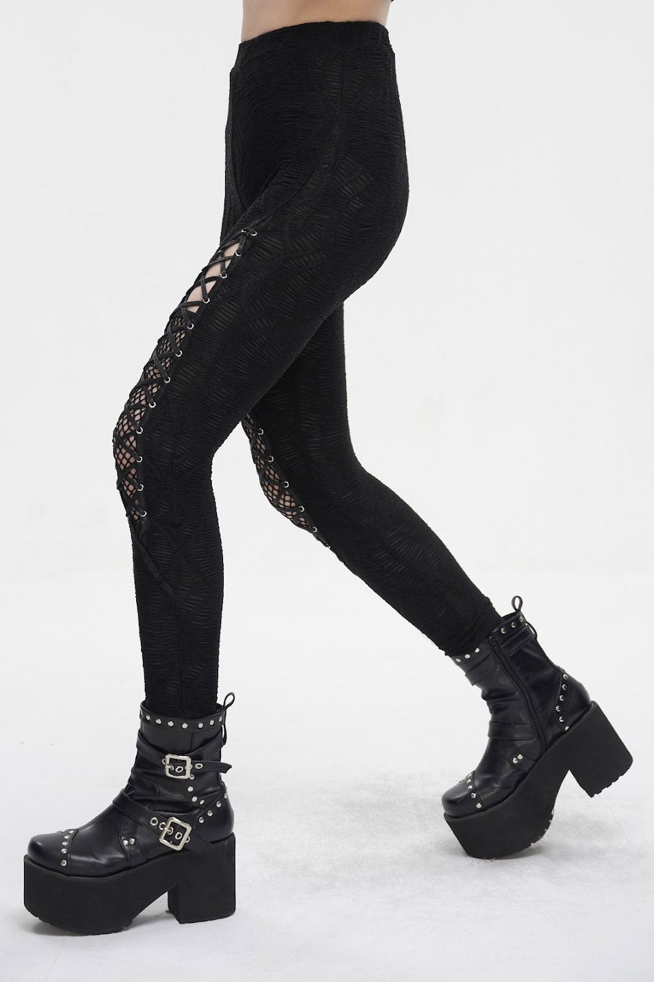 Cut Out High-Waisted Leggings