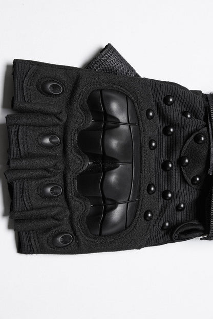 Cyberpunk Death Moto Gloves