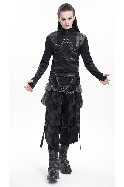 Cyber Punk Turtleneck Top