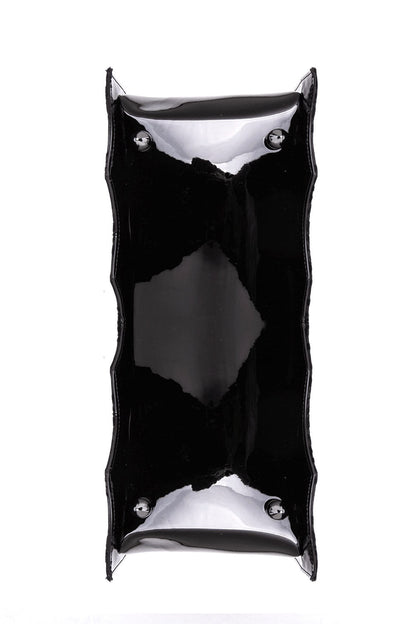 Damask Bat Handbag [Black]