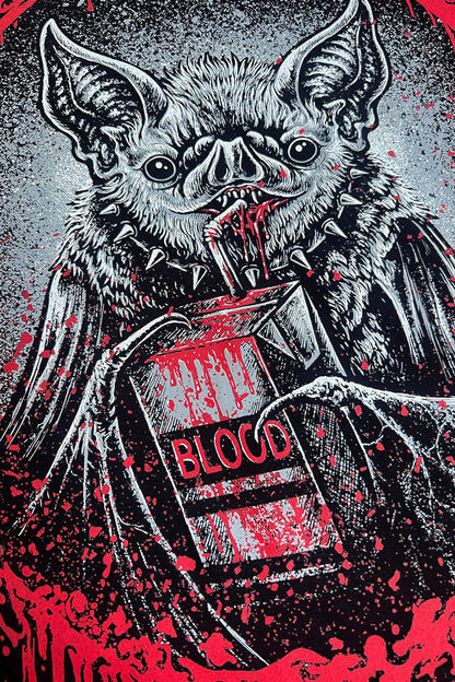 Bat Blood Snack Time T-shirt