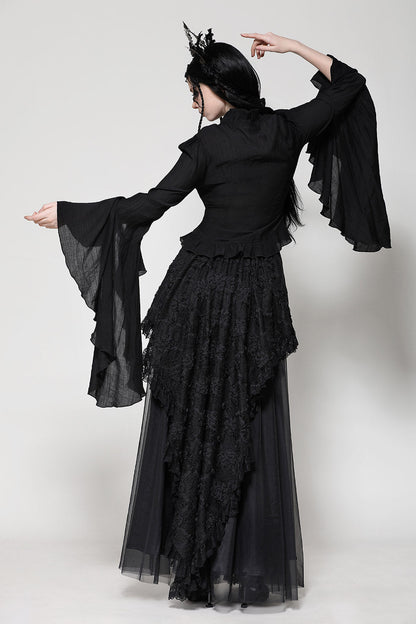 Beastly Long Bell Sleeve Blouse