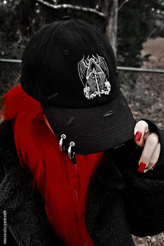 Angel of Death Pierced Baseball Cap