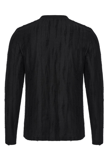 Arachne Shredded Long Sleeve Top