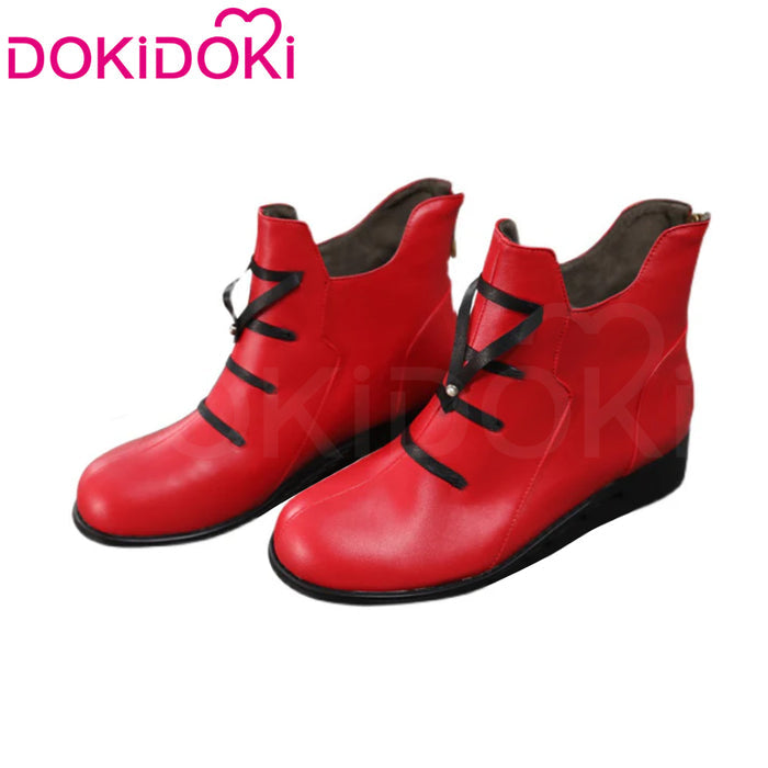 Dokidoki Anime Cosplay Red Male Shoes