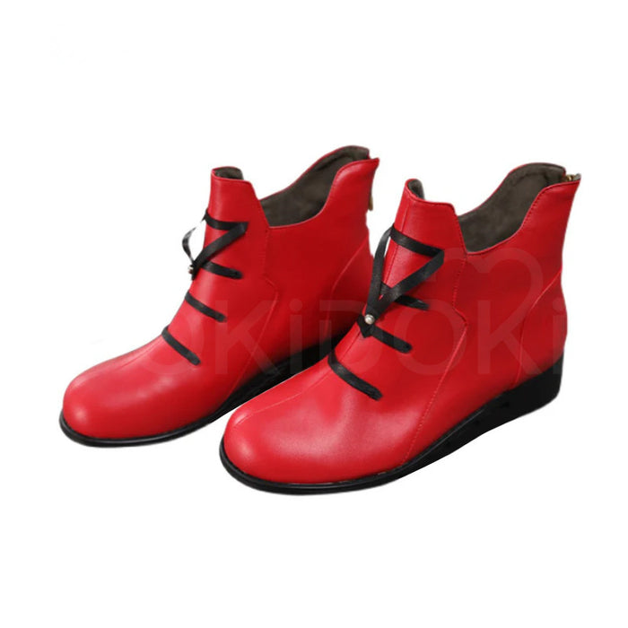 Dokidoki Anime Cosplay Red Male Shoes