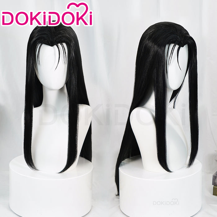 DokiDoki Anime Cosplay Wig Long Straight Black Hair