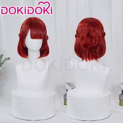 DokiDoki Anime Cosplay Wig Red Short Braid