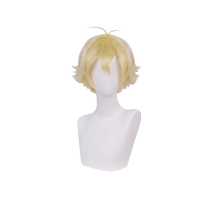 DokiDoki Anime Cosplay Wig Short Yellow Hair