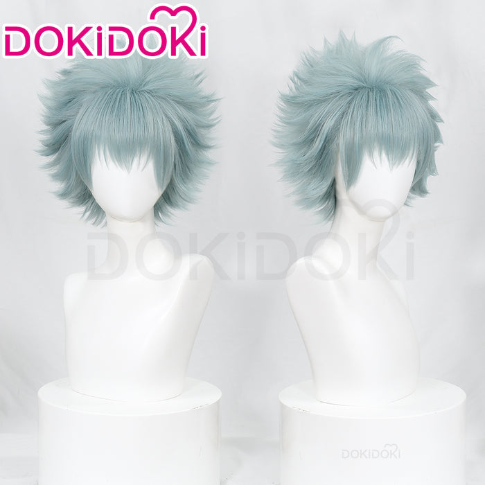 DokiDoki Anime NANA Cosplay Okazaki Shinichi Wig Short Straight Blue Hair