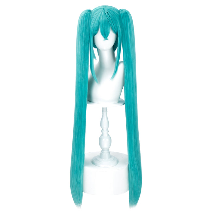 DokiDoki Cosplay Wig 2023 Racing Suits Style Long Straight Blue Hair