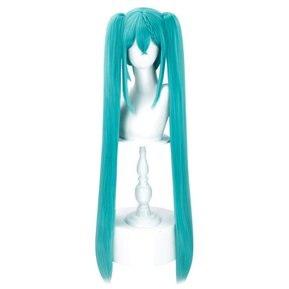 DokiDoki Cosplay Wig 2023 Racing Suits Style Long Straight Blue Hair