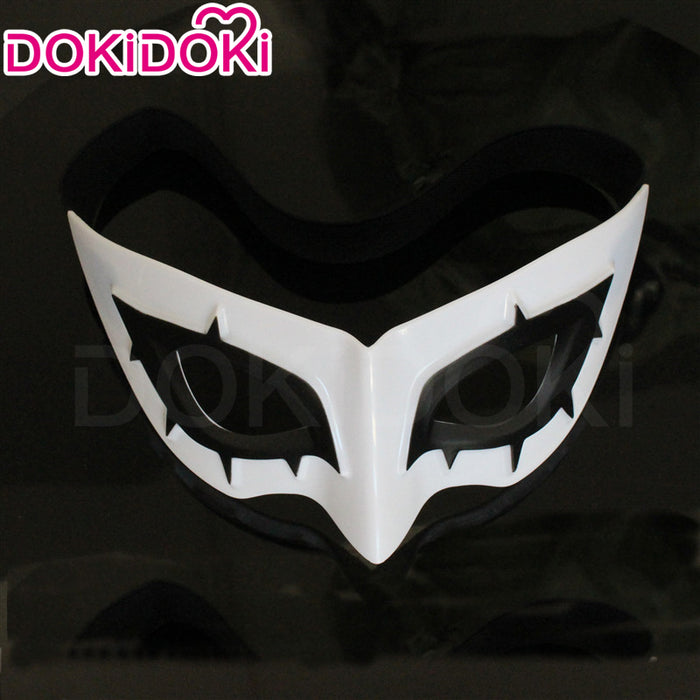 DokiDoki Game Cosplay Jorker Amamiyaa Renn Cosplay Wig Short Curly Black Hair/ Mak