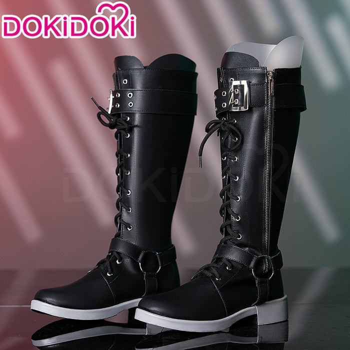 DokiDoki Game Cosplay Shoes Black Boots