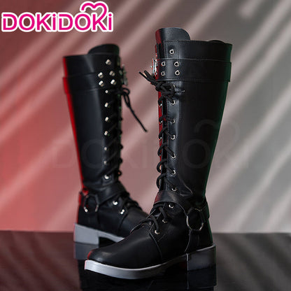 DokiDoki Game Cosplay Shoes Black Boots